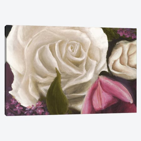 Among The White Roses Canvas Print #WJO14} by Walt Johnson Canvas Art