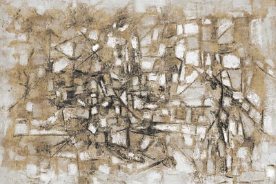 Sandy Cobblestone by Walt Johnson framed canvas print