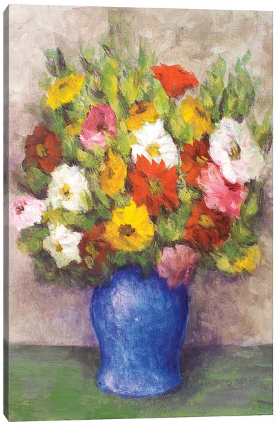 Vase Of Beauty I Canvas Art Print