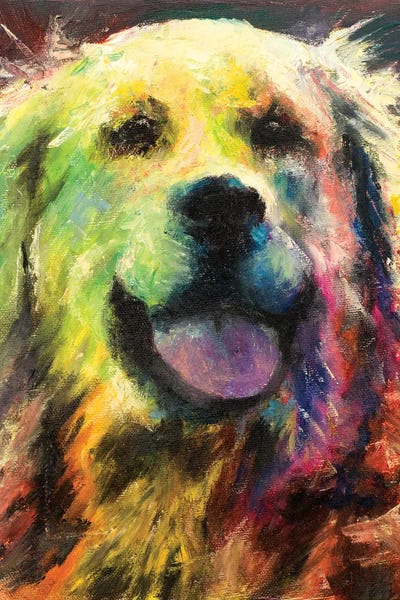 Happy Companion I by Walt Johnson framed canvas print