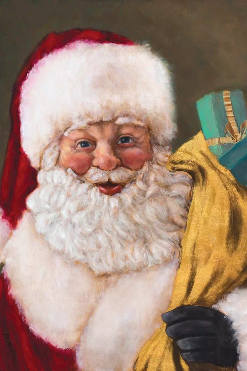 Jolly Saint Nick by Walt Johnson wall art