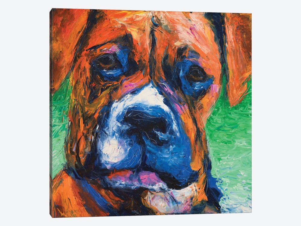 Puppy Dog Eyes II by Walt Johnson 1-piece Canvas Art