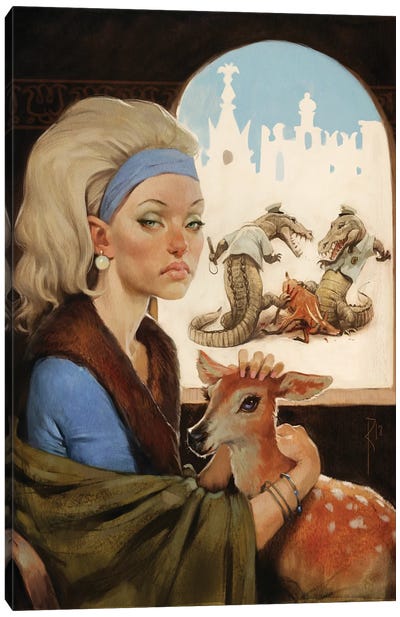 City Of Animals Canvas Art Print - Waldemar Kazak