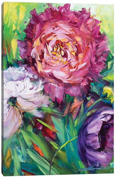 Flower XIII Canvas Art Print - All Things Van Gogh