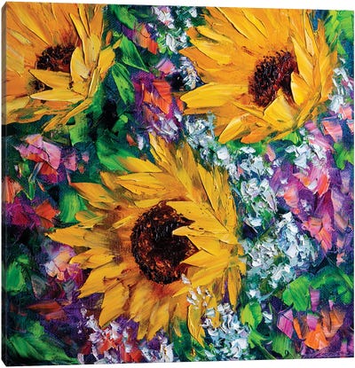 Sunny Days Canvas Art Print - Artists Like Van Gogh