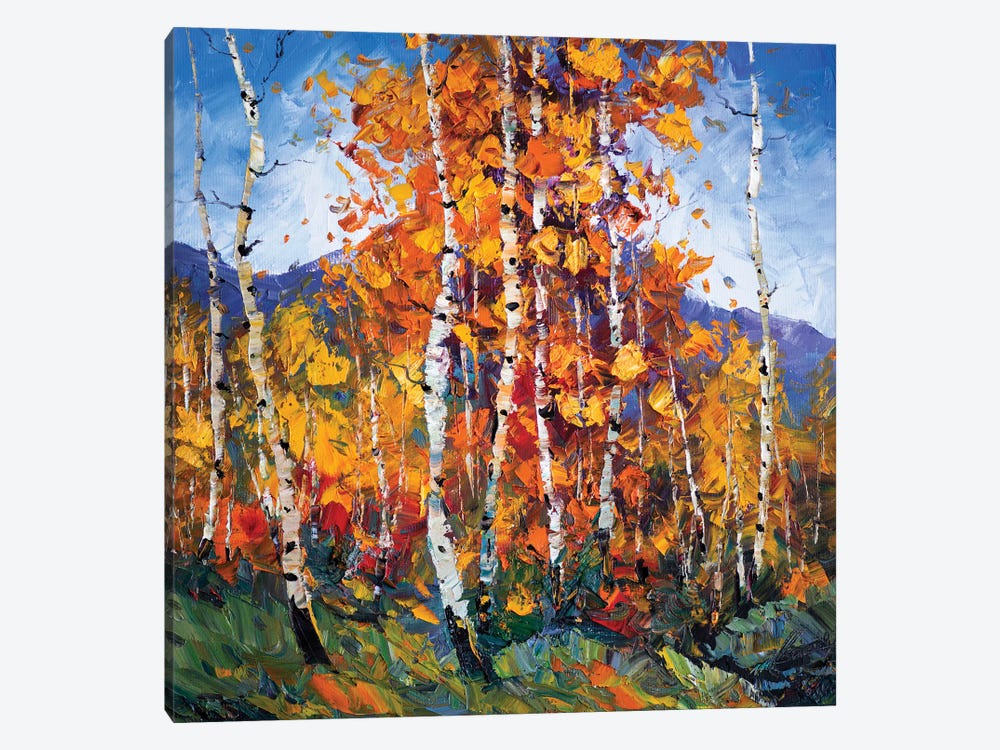 Autumn Birch I by Willson Lau 1-piece Canvas Print