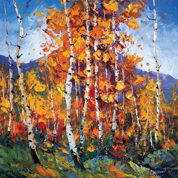 Willson Lau: Autumn Birch I by Willson Lau