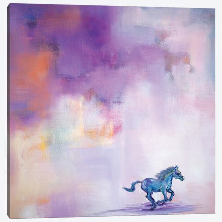 The Divine Horse Canvas Print #WLA19} by Willson Lau Canvas Art Print