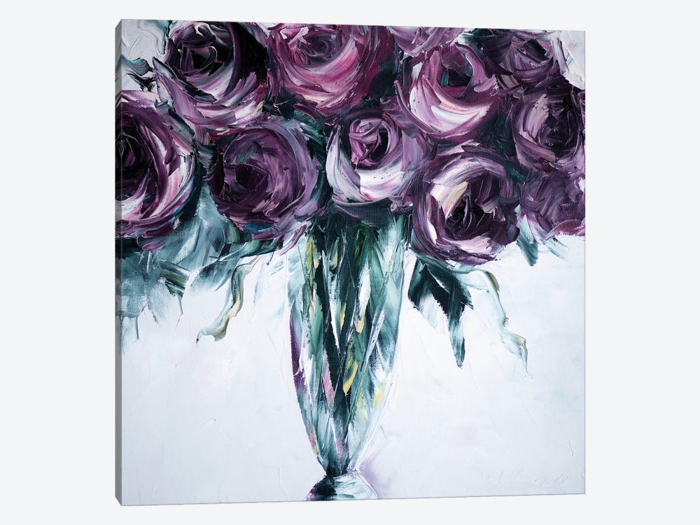 Roses in Vase 1-piece Art Print