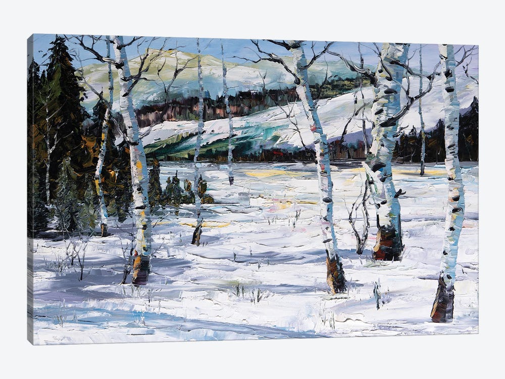 Winter Birch by Willson Lau 1-piece Canvas Artwork