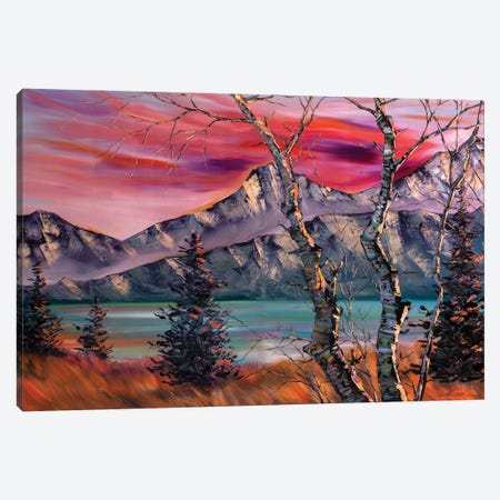 The Snow Mountains Series I - The Call from Afar Canvas Print #WLA37} by Willson Lau Canvas Art