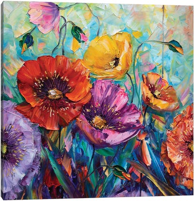 Poppy Field I Canvas Art Print - Willson Lau