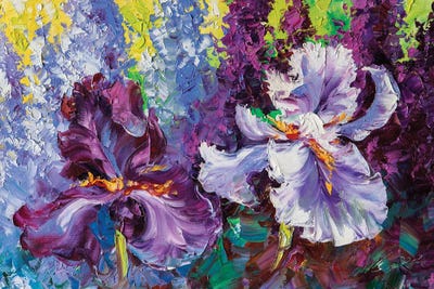 Irises I by Willson Lau art print