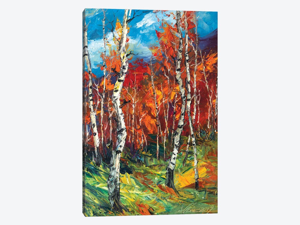 Autumn Birch II by Willson Lau 1-piece Canvas Print
