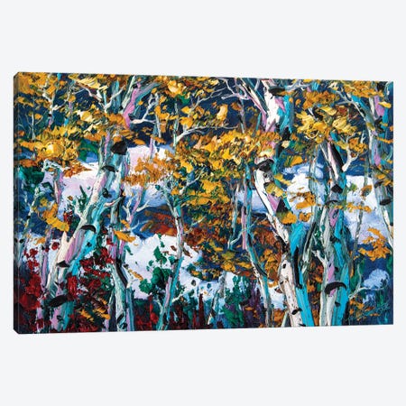 Birch Forest IV Canvas Print #WLA42} by Willson Lau Canvas Art