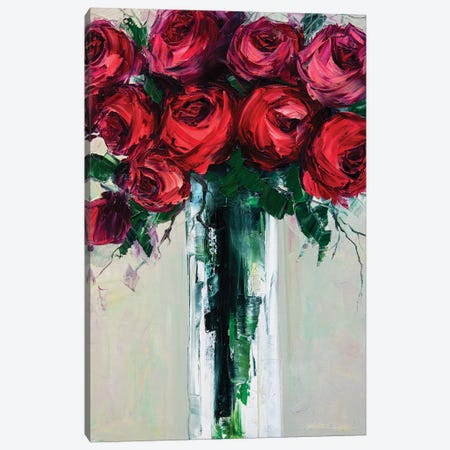 Red Roses Canvas Print #WLA43} by Willson Lau Canvas Art