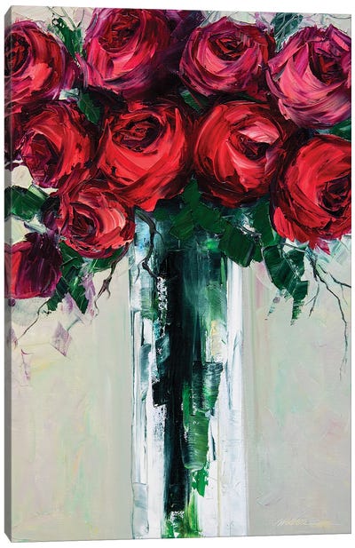 Red Roses Canvas Art Print - Willson Lau