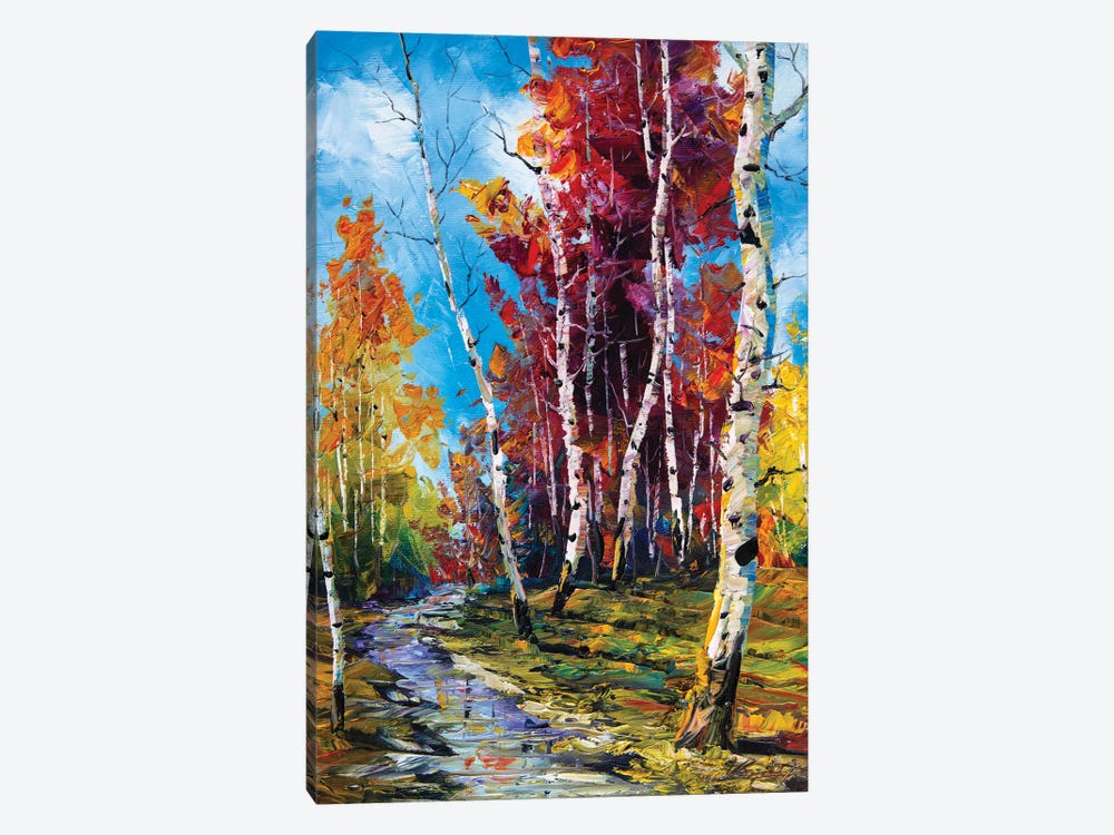 Birch Forest V by Willson Lau 1-piece Canvas Art