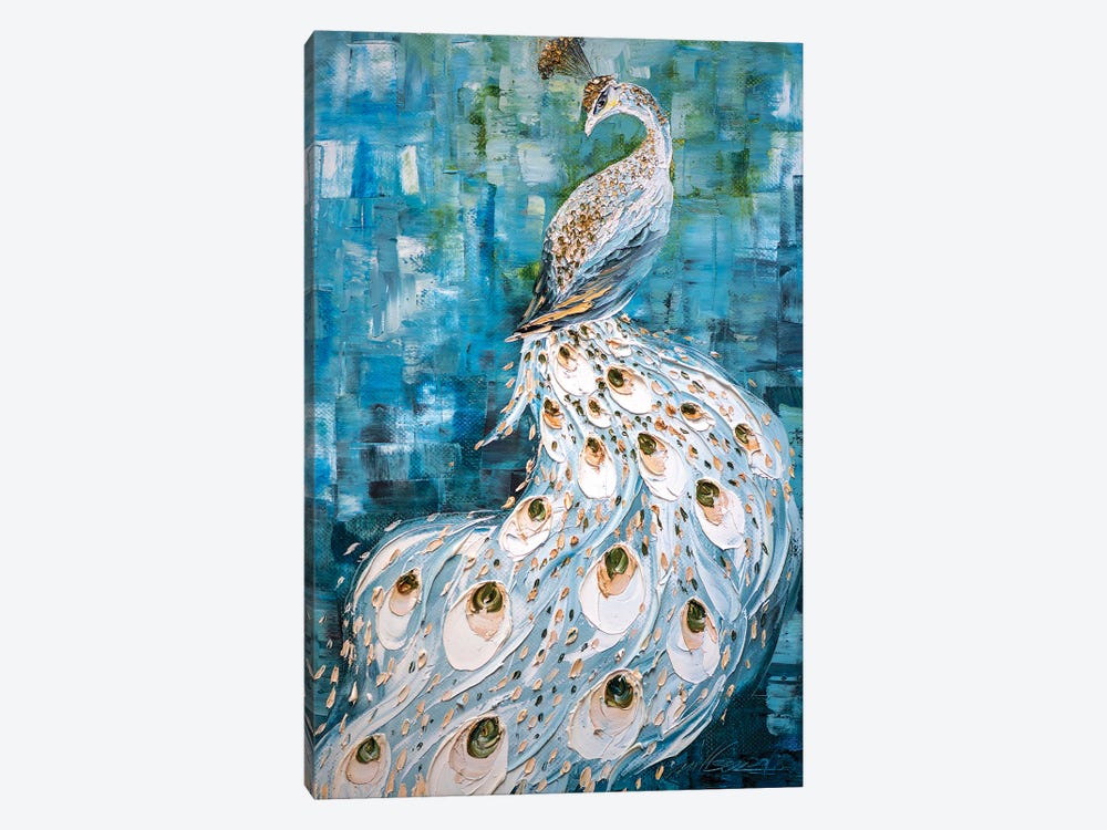 Peacock XXI by Willson Lau 1-piece Canvas Art Print