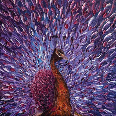 Peacock XXIII by Willson Lau framed wall art