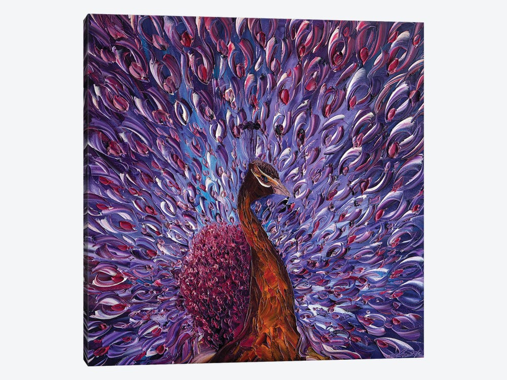 Peacock XXIII by Willson Lau 1-piece Canvas Art Print