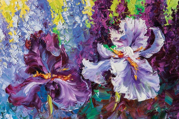 Willson Lau: Irises I by Willson Lau