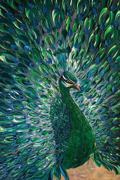 Peacock XXV by Willson Lau canvas print