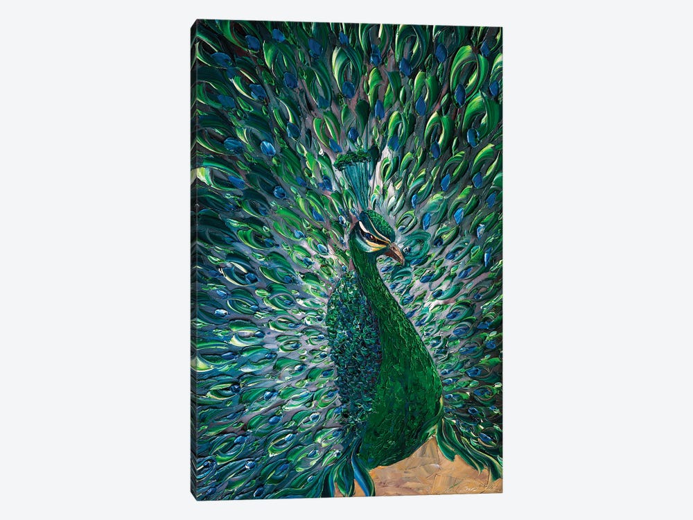 Peacock XXV by Willson Lau 1-piece Art Print
