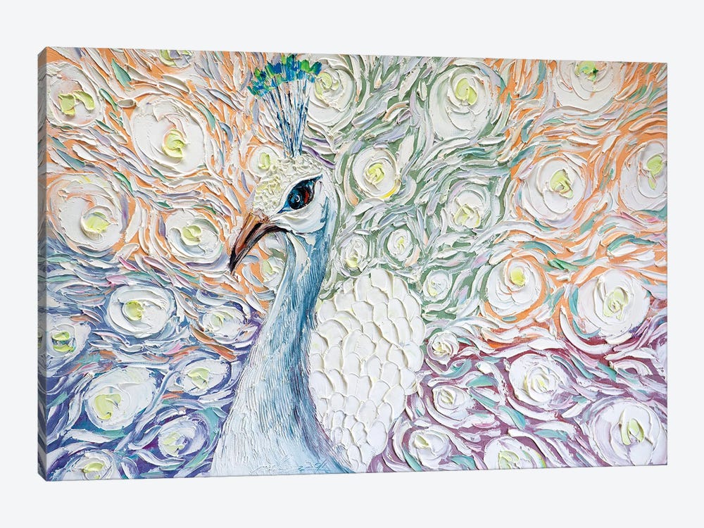 Peacock XXVI by Willson Lau 1-piece Canvas Artwork