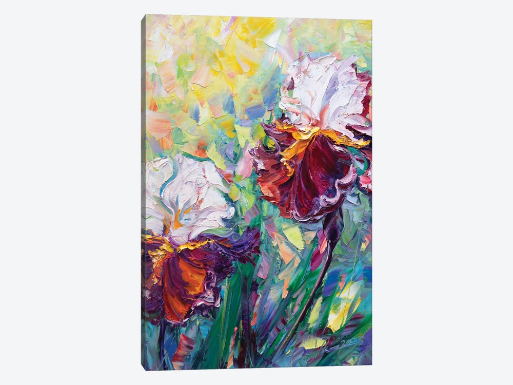 Irises III by Willson Lau 1-piece Canvas Print