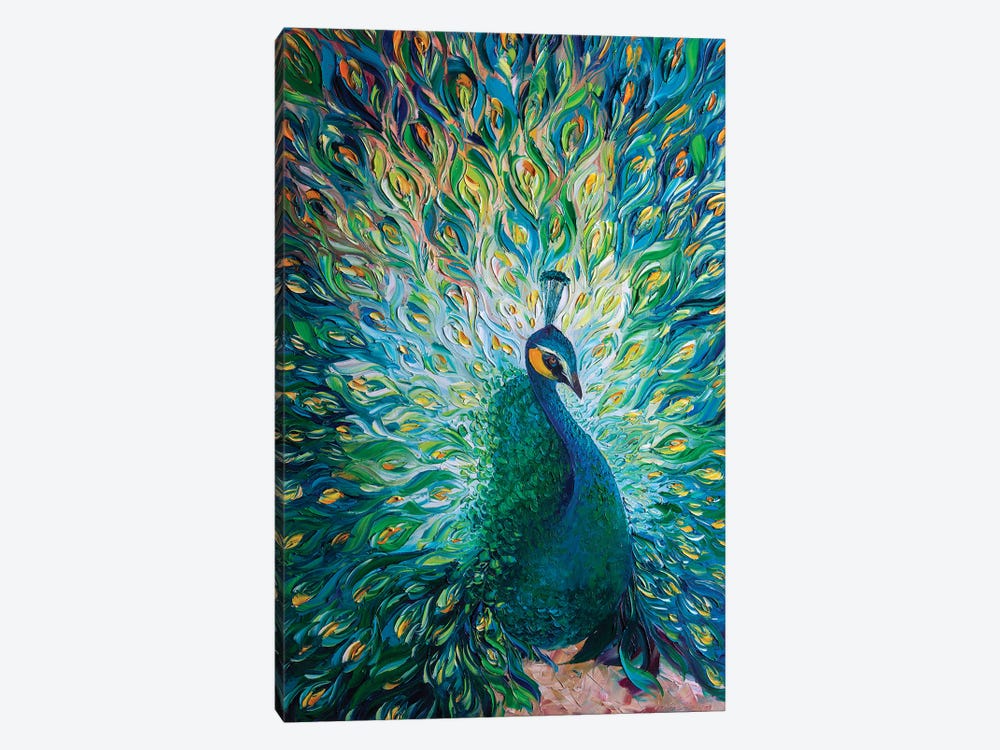 Peacock XXXII by Willson Lau 1-piece Canvas Print