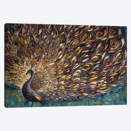 Peacock XXXIV Canvas Print #WLA63} by Willson Lau Canvas Art