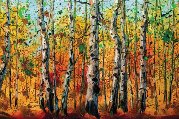 Willson Lau: Birch Forest VIII by Willson Lau