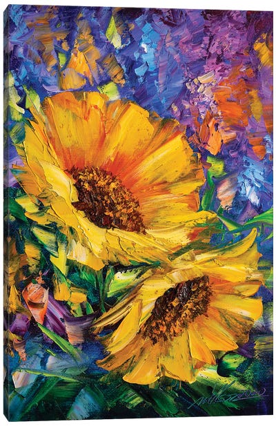 Faith Canvas Art Print - Van Gogh's Sunflowers Collection