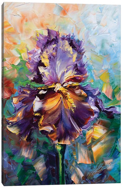 Irises II Canvas Art Print - Iris Art