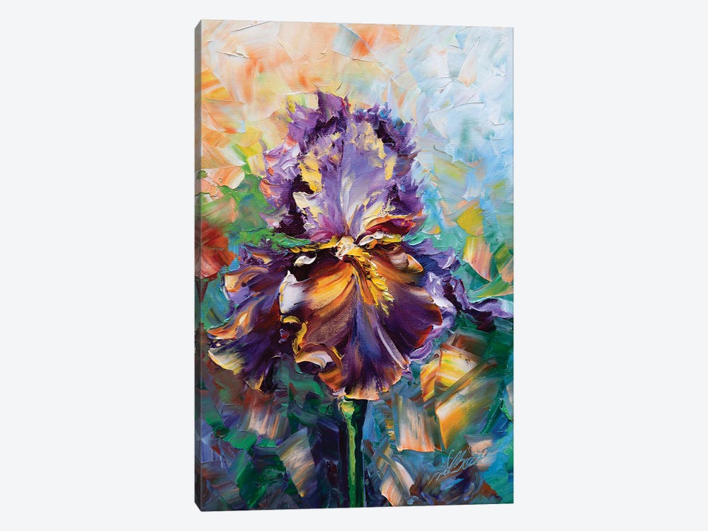 Irises II by Willson Lau 1-piece Canvas Art Print