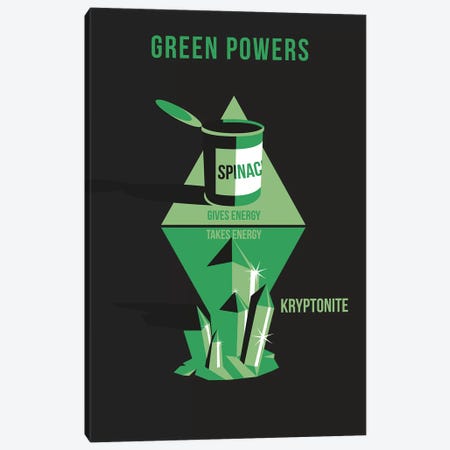 Green Powers Canvas Print #WLD44} by Stephen Wildish Canvas Wall Art