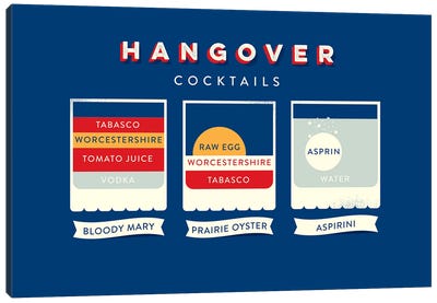 Hangover Canvas Art Print - Cocktail & Mixed Drink Art