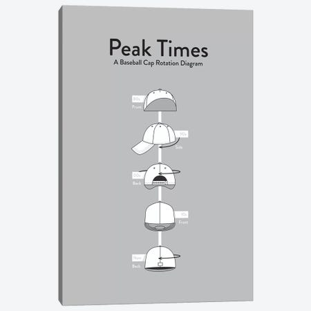 Peak Times Canvas Print #WLD61} by Stephen Wildish Art Print