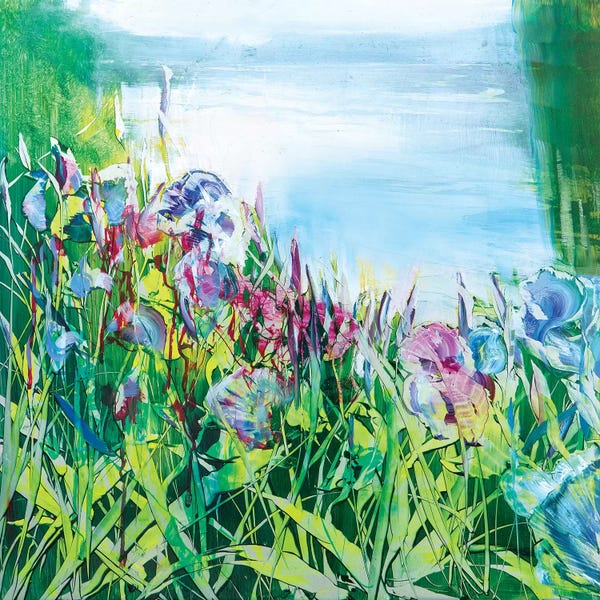 Jen Williams: Iris on the Pond by Jen Williams