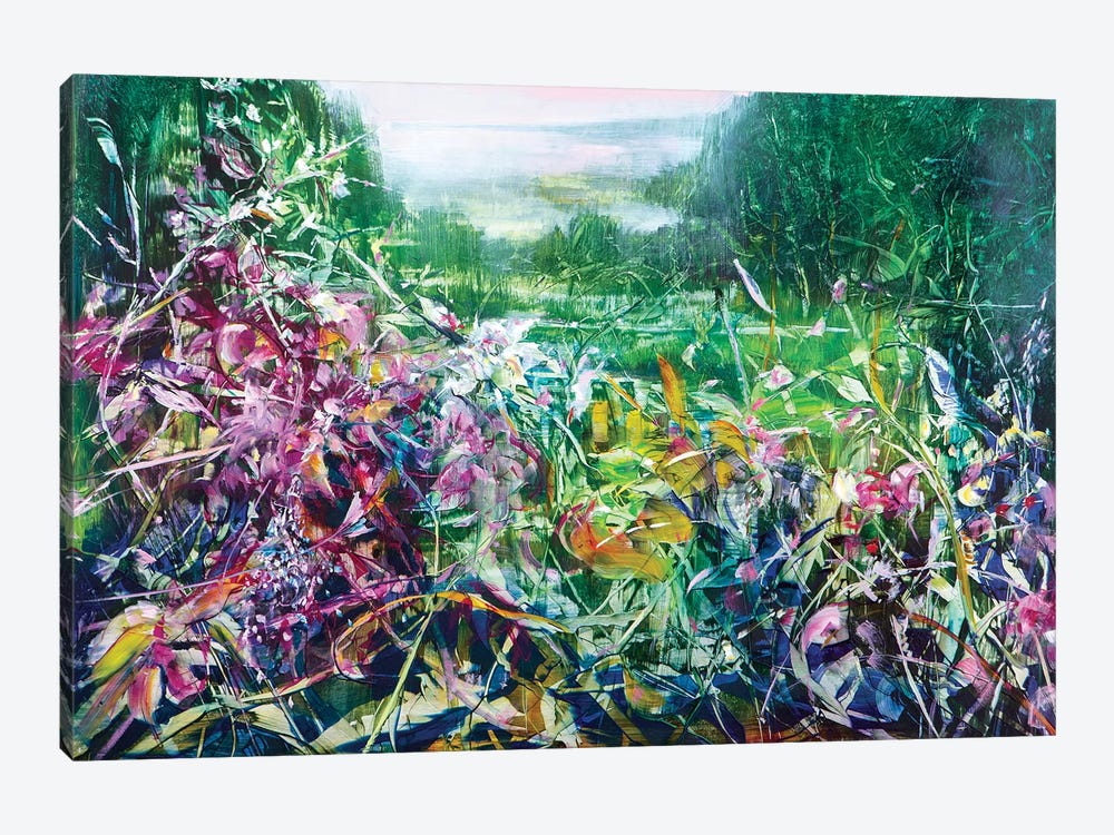 Pink Haze by Jen Williams 1-piece Canvas Print