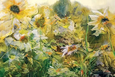 Cousins in the Sun by Jen Williams canvas print