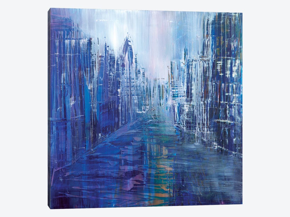 Streets of New York by Jen Williams 1-piece Canvas Artwork