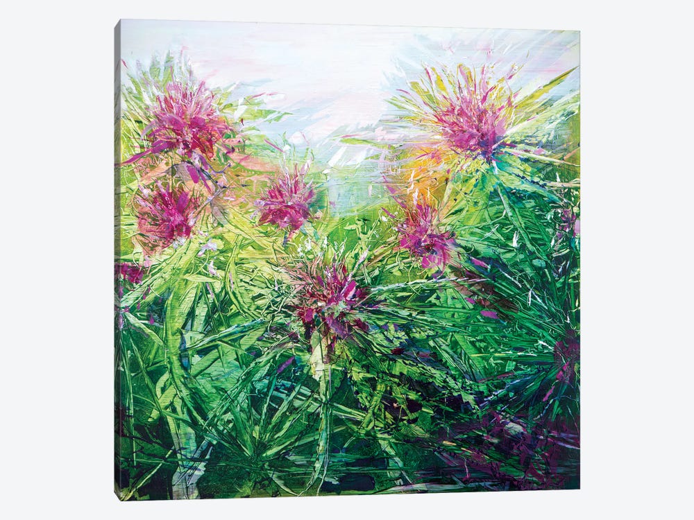Flower Tops by Jen Williams 1-piece Art Print