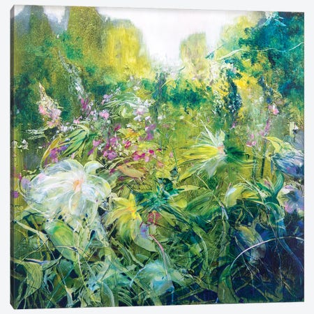 Glistening Gardens Canvas Print #WLM8} by Jen Williams Canvas Art