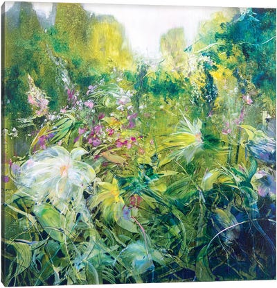 Glistening Gardens Canvas Art Print - Jen Williams