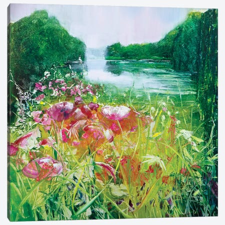 Glorious Gardens Canvas Print #WLM9} by Jen Williams Canvas Art