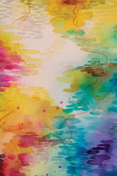 Reflections On Water V by Helen Wells art print