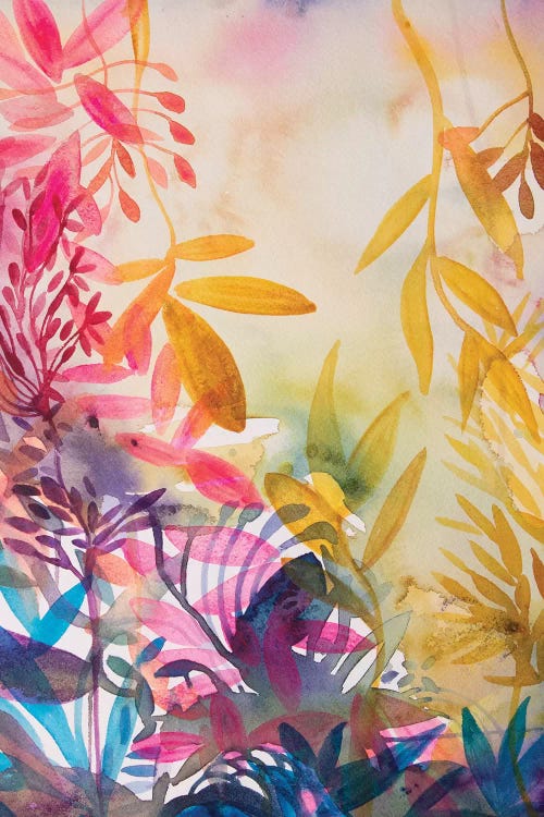 The Garden Of Happiness by Helen Wells wall art