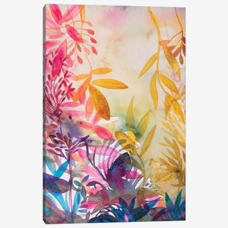 The Garden Of Happiness Canvas Print #WLS28} by Helen Wells Canvas Art